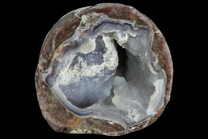 Crystal Filled Dugway Geode (Polished Half) #121711